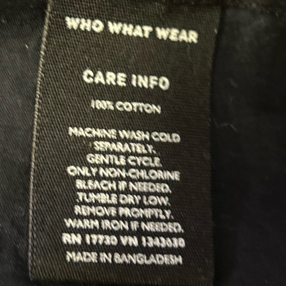 Who What Wear Black Button Up XXL - Picture 5 of 5